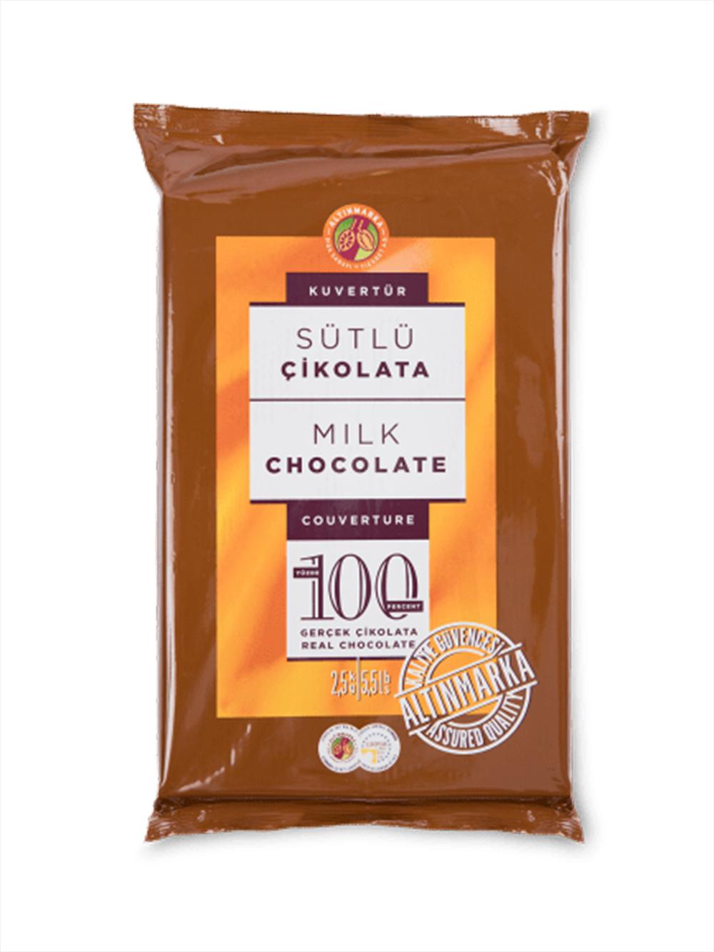 Altınmarka Sütlü Kuvertür Çikolata 2500 Gr. 91.67 TL + KDV